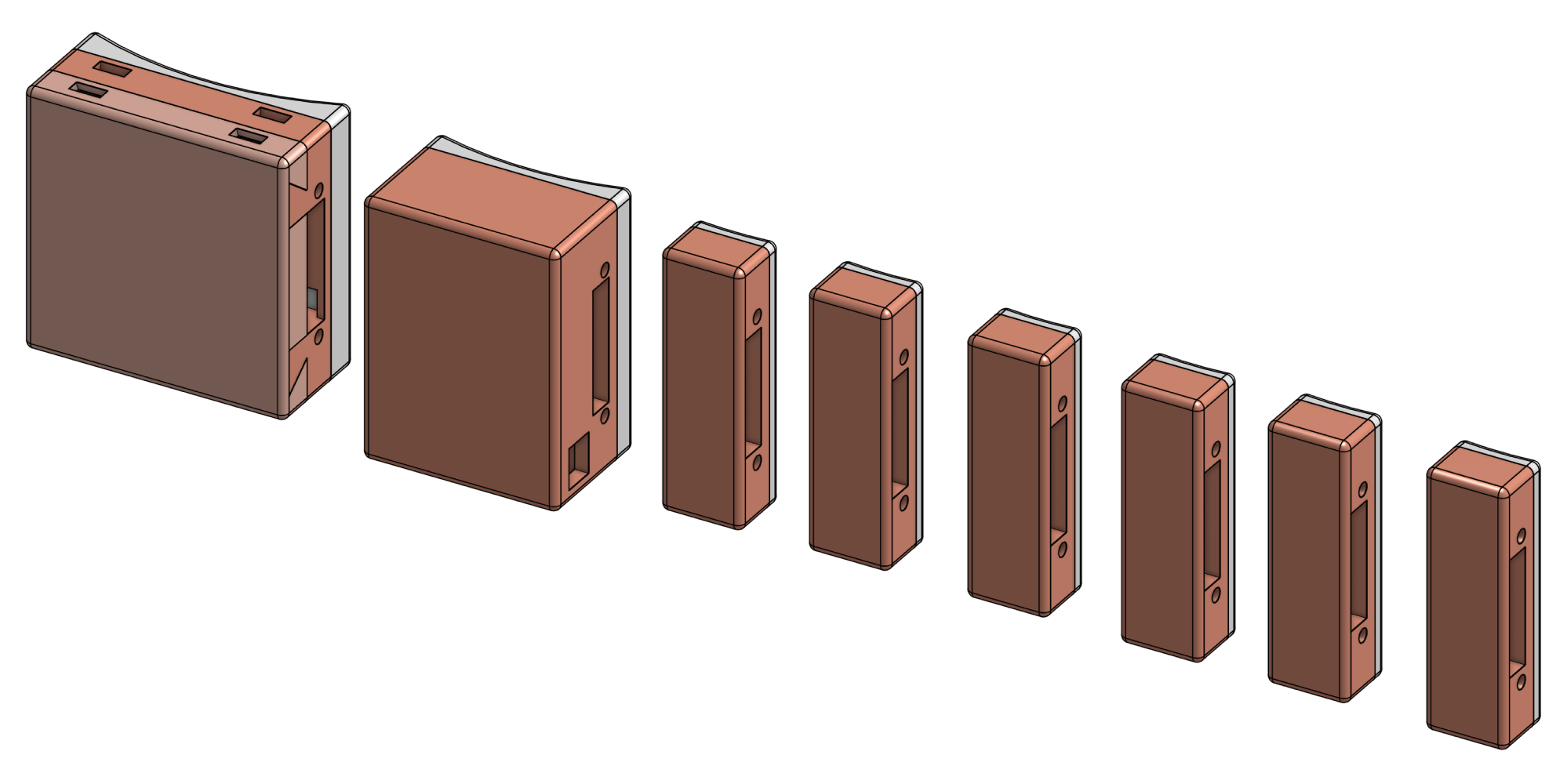 The CAD files for the armband resistor housings