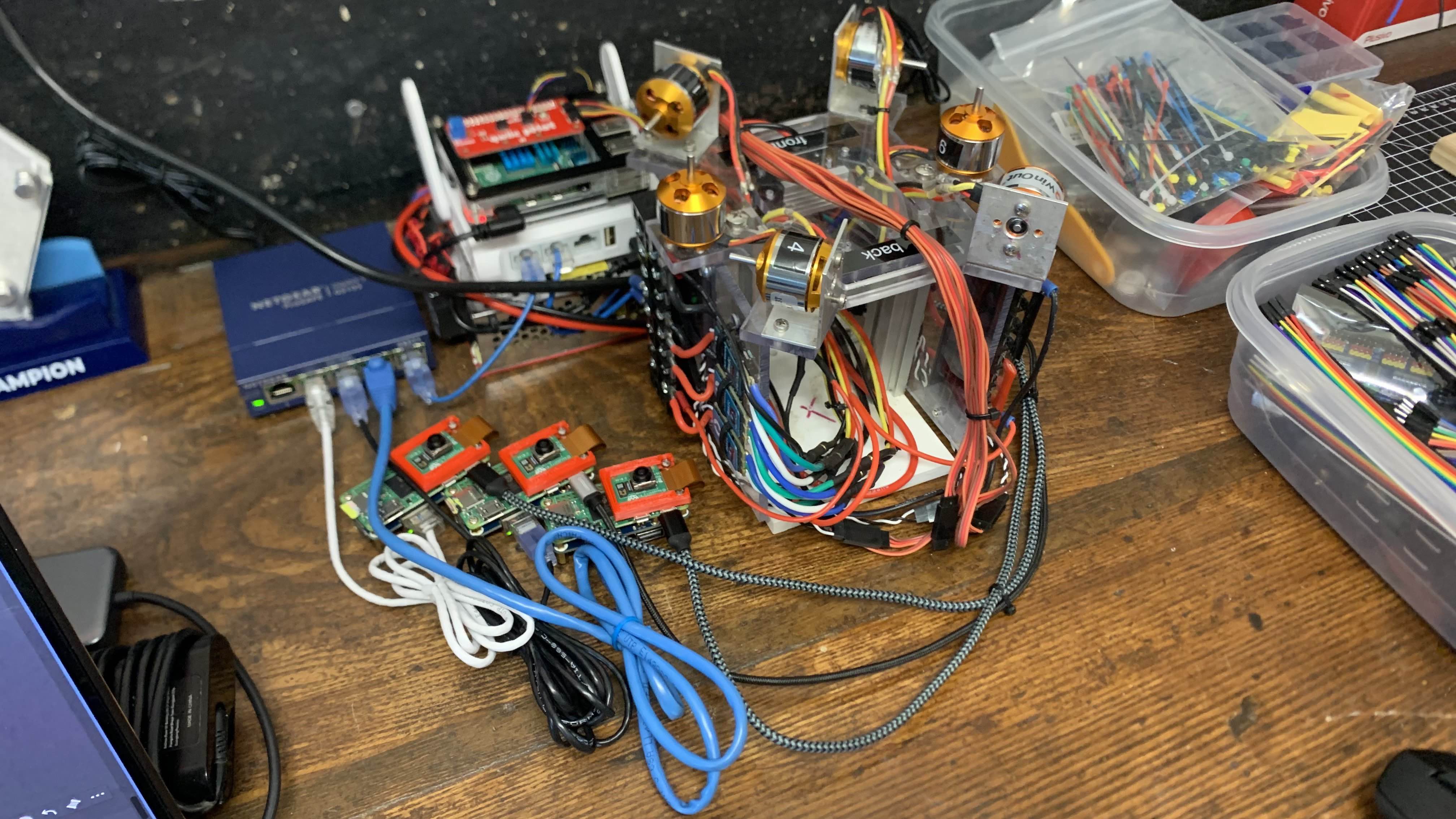 The suite of test hardware